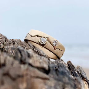 Remodelled Bespoke Diamond Coastline Ring in 18ct Gold