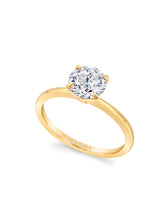 Whisper Thin Diamond Solitaire Ring - Boutee