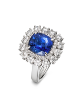 Convertible 5ct Ceylon Royal Blue Sapphire Ring/Pendant - Boutee