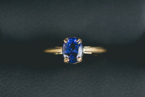 Oval Tanzanite Engagement Ring - Boutee