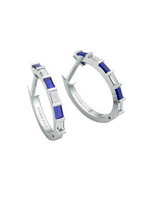 Sapphire Serenity Earrings - Boutee