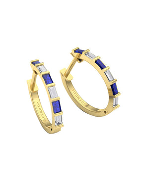 Sapphire Serenity Earrings - Boutee