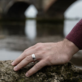 River Thames Custom Silver Ring