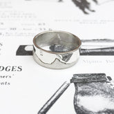 Handmade Silver Ring Mountain Ranges