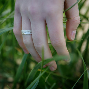 Handmade Silver Scottish Coastline Ring