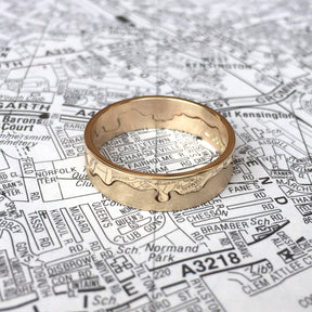 River Thames Custom Gold Ring