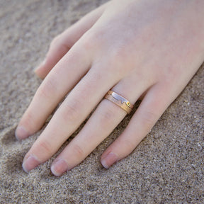 Custom Coastline 9ct Rose Gold Ring