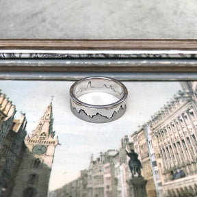 City Skyscape Platinum Ring