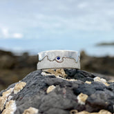 Coastline Silver Ring With Amethyst, Sapphire or Topaz