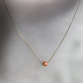 Ethereal Peach Pearl Pendant - Boutee