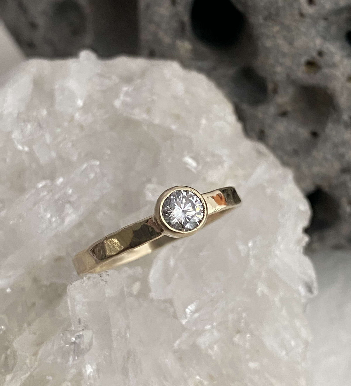 Diamond Solitaire Ring Re-Imagined