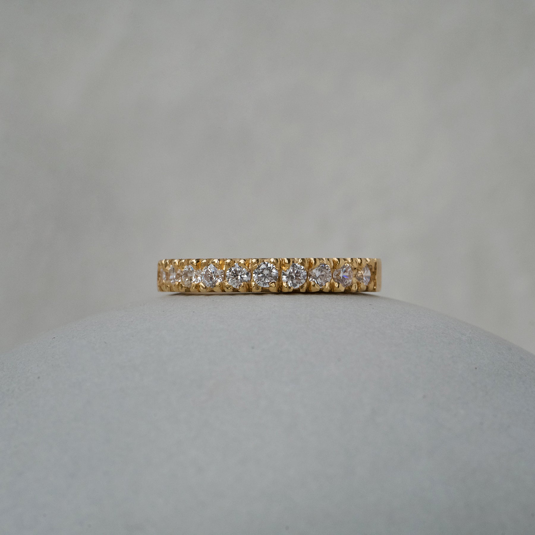 Diamond Half Eternity Ring