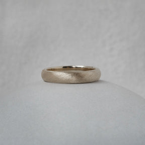 Wave Engraved Court Ring Band