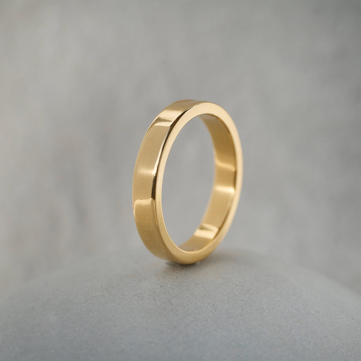 Flat Profile Uniform Ring Band