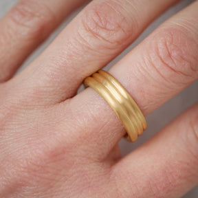 Tiered Triple Ring Band