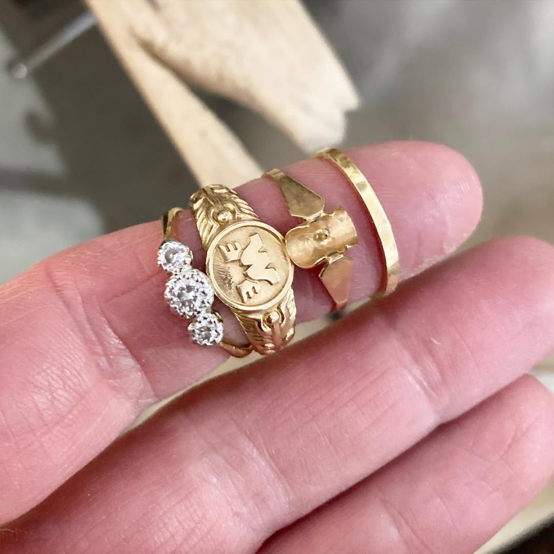 Bespoke Diamond and 18ct Gold Wedding Ring