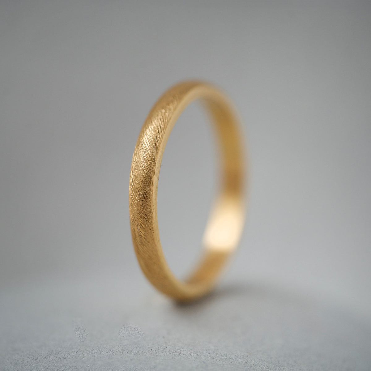 Hand Engraved Textured Ring Band