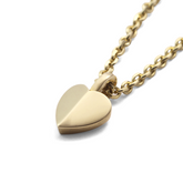 Dinky Knife Edge Heart Pendant - Boutee