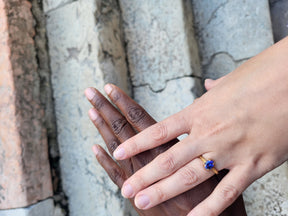 Oval Tanzanite Engagement Ring - Boutee