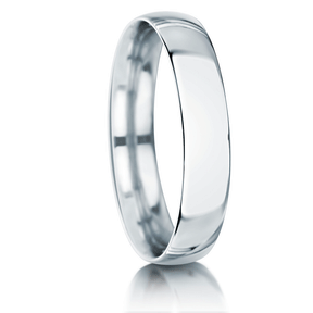 Mens Classic 4mm Wide Platinum Wedding Ring