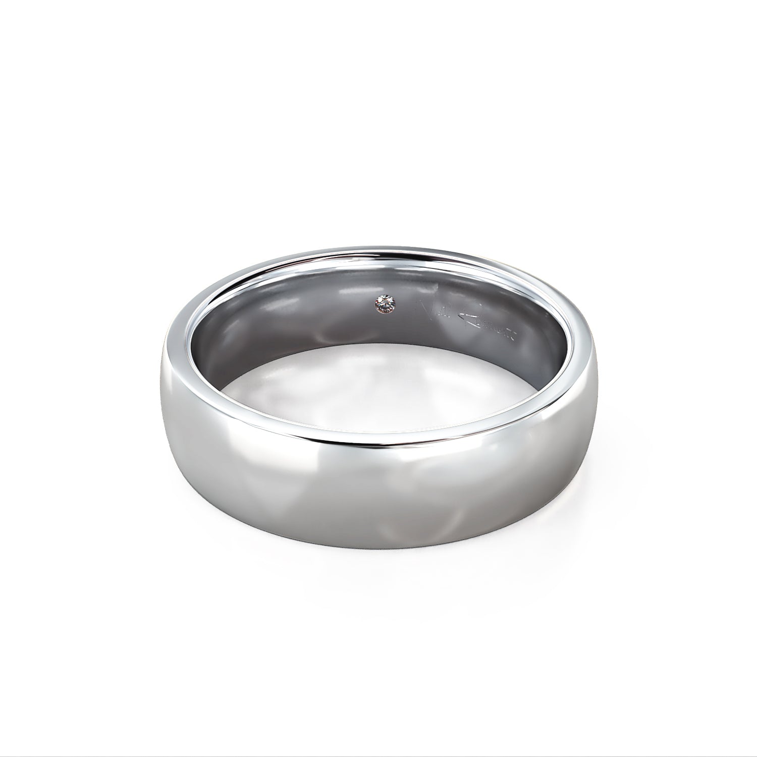 Two Tone Court Wedding Band - Boutee