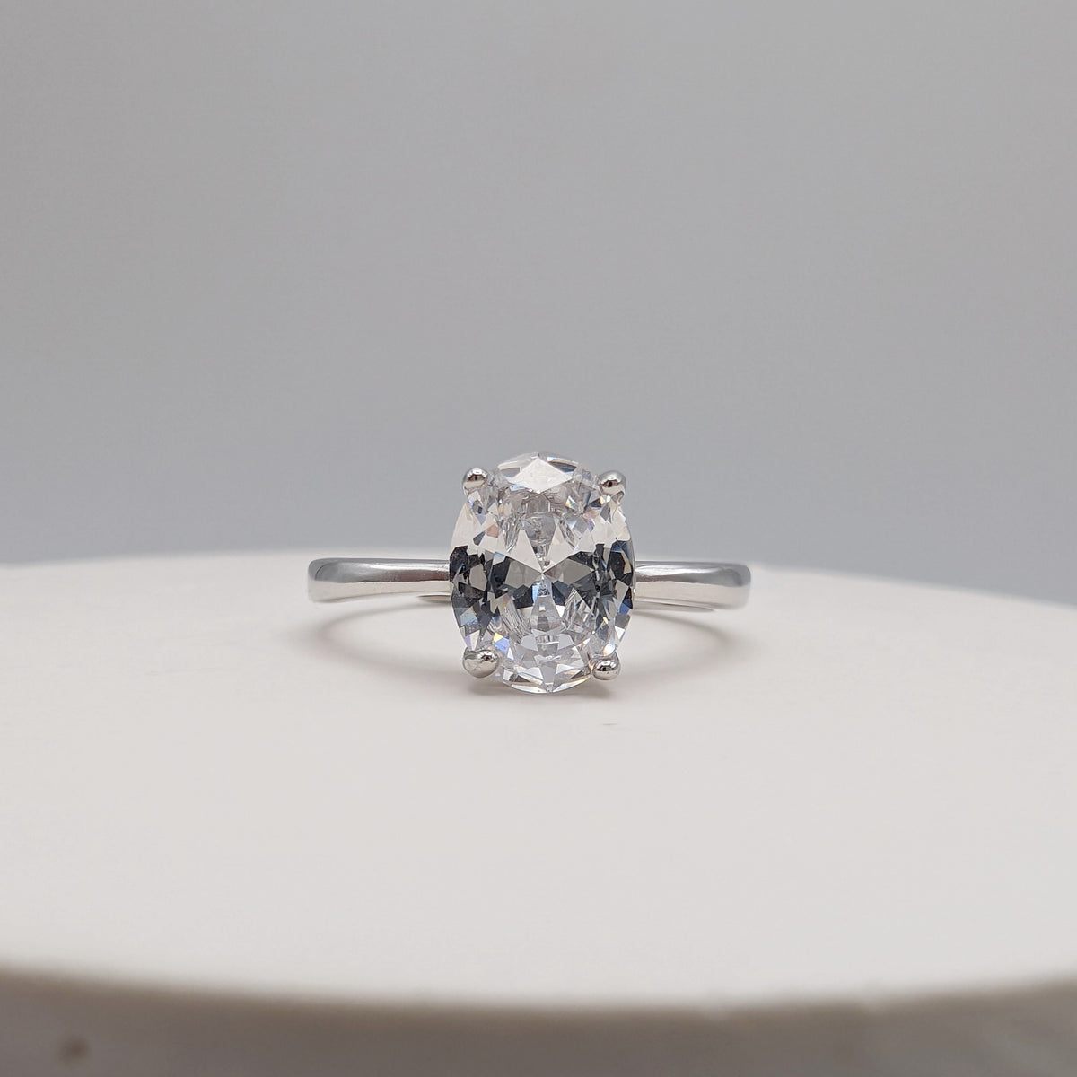 Temporary Proposal Ring - White Gold