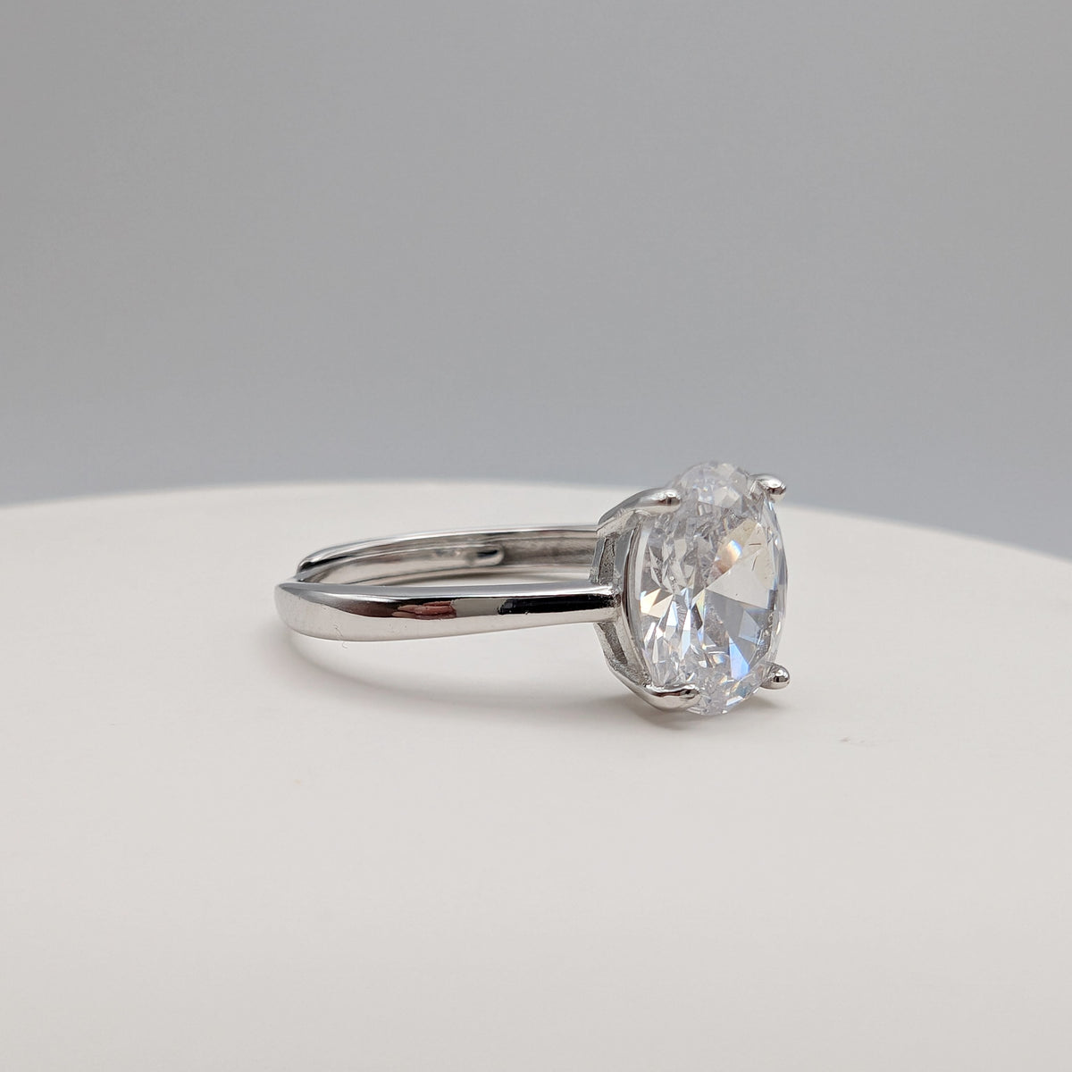 Temporary Proposal Ring - White Gold