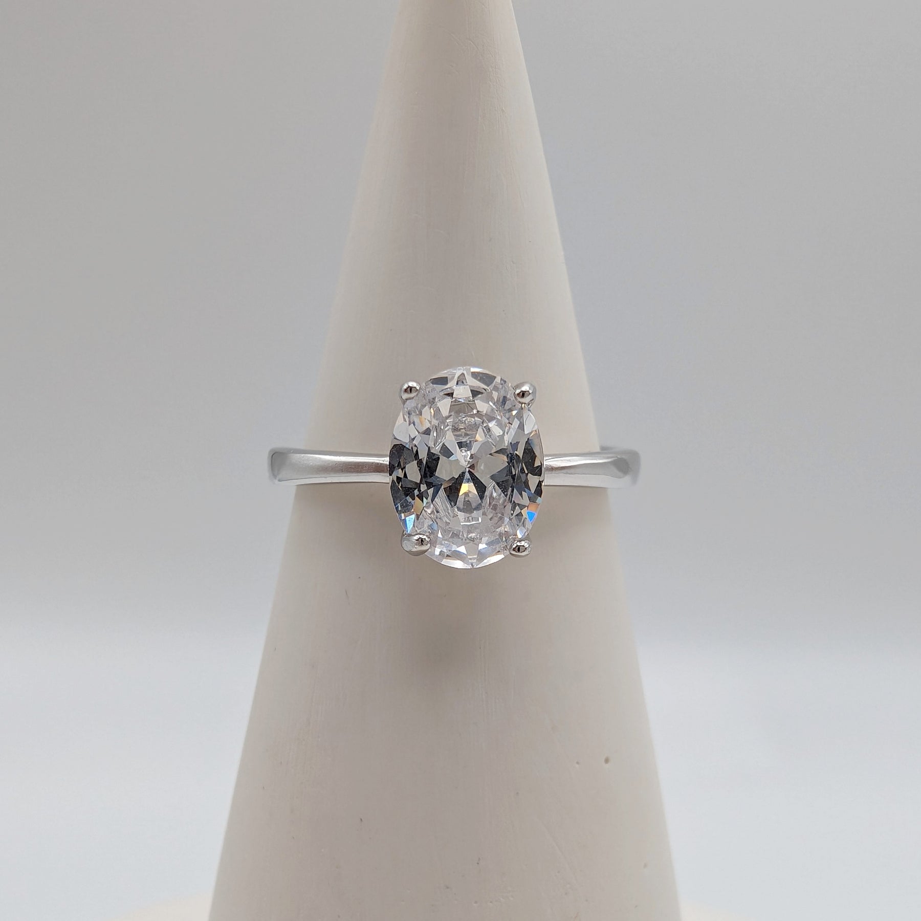 Temporary Proposal Ring - White Gold