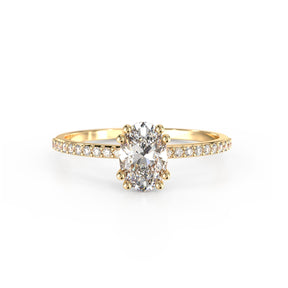 Diamond Aurora Frost Ring - Lelya - bespoke engagement and wedding rings made in Scotland, UK