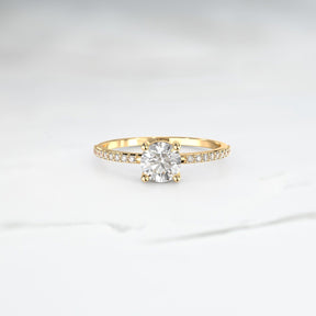 Diamond Halley Frost Ring - Lelya - bespoke engagement and wedding rings made in Scotland, UK