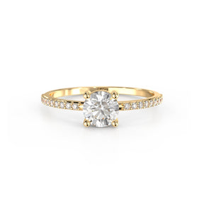 Diamond Halley Frost Ring - Lelya - bespoke engagement and wedding rings made in Scotland, UK