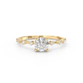 Diamond Halley Ice Ring - Lelya - bespoke engagement and wedding rings made in Scotland, UK