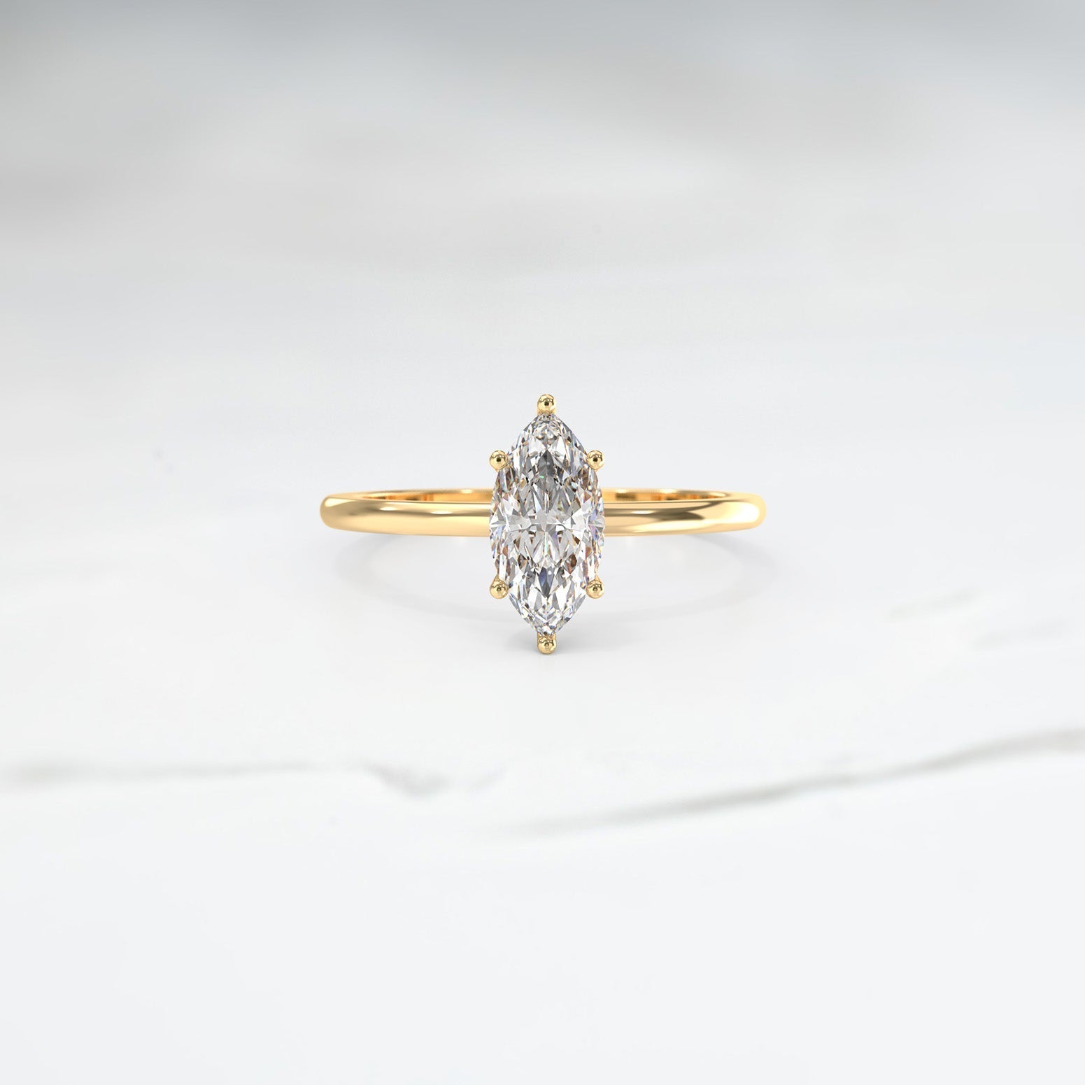 Diamond Stella Ring - Lelya - bespoke engagement and wedding rings made in Scotland, UK