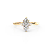 Diamond Stella Triad Ring - Lelya - bespoke engagement and wedding rings made in Scotland, UK