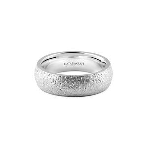 Bondi - 8mm Rough Wedding Band - Boutee