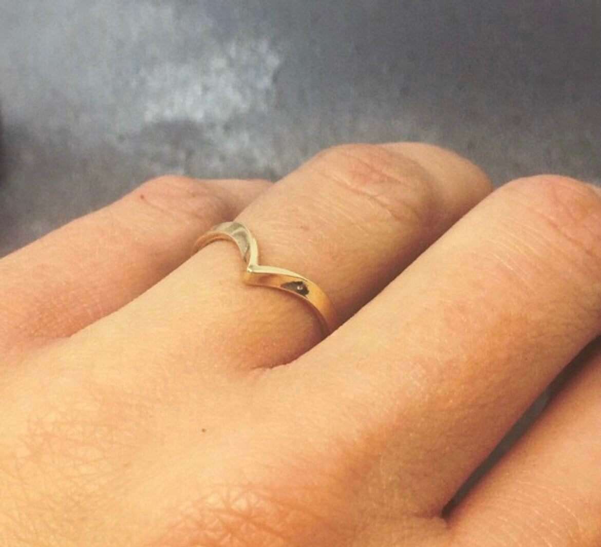 Wishbone Wedding Ring - Boutee