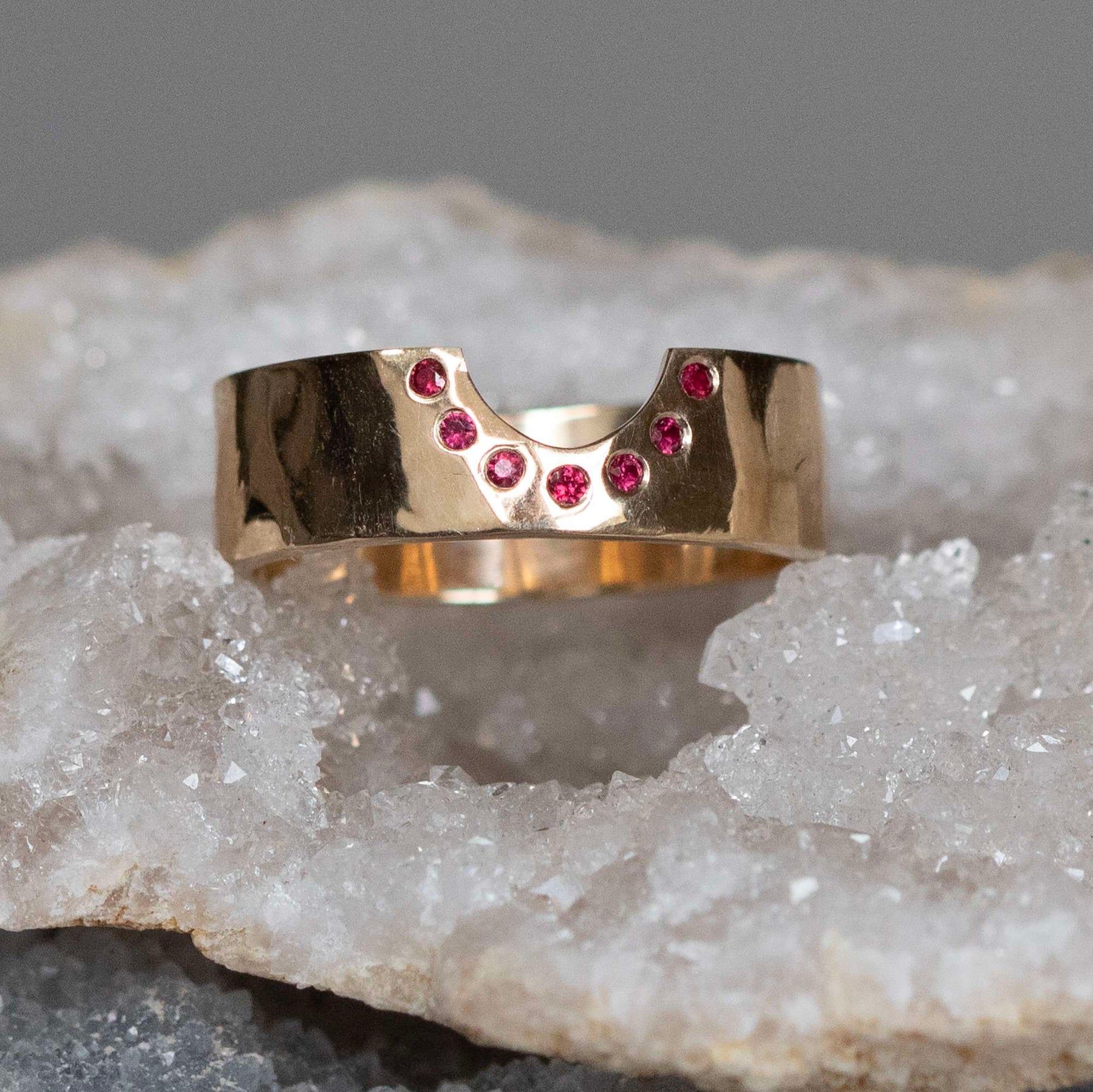 Ruby Ring, Nesting Band - Boutee