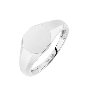 Kore Faceted Signet Ring - Boutee