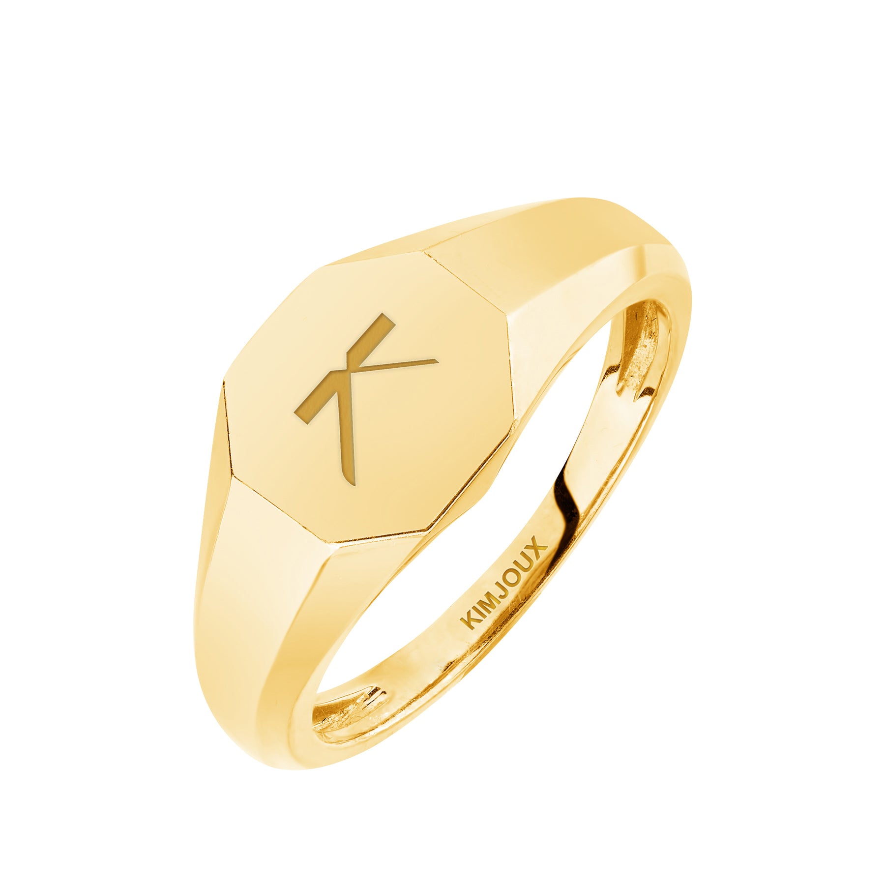 Kore Faceted Signet Ring - Boutee