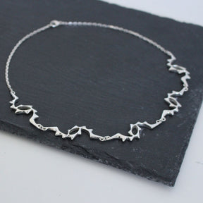 Sterling Silver Nebula Choker Necklace - Boutee