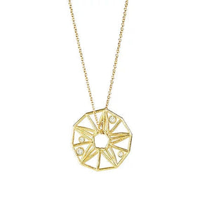 Lucky Star Gold & Diamond Pendant - Boutee